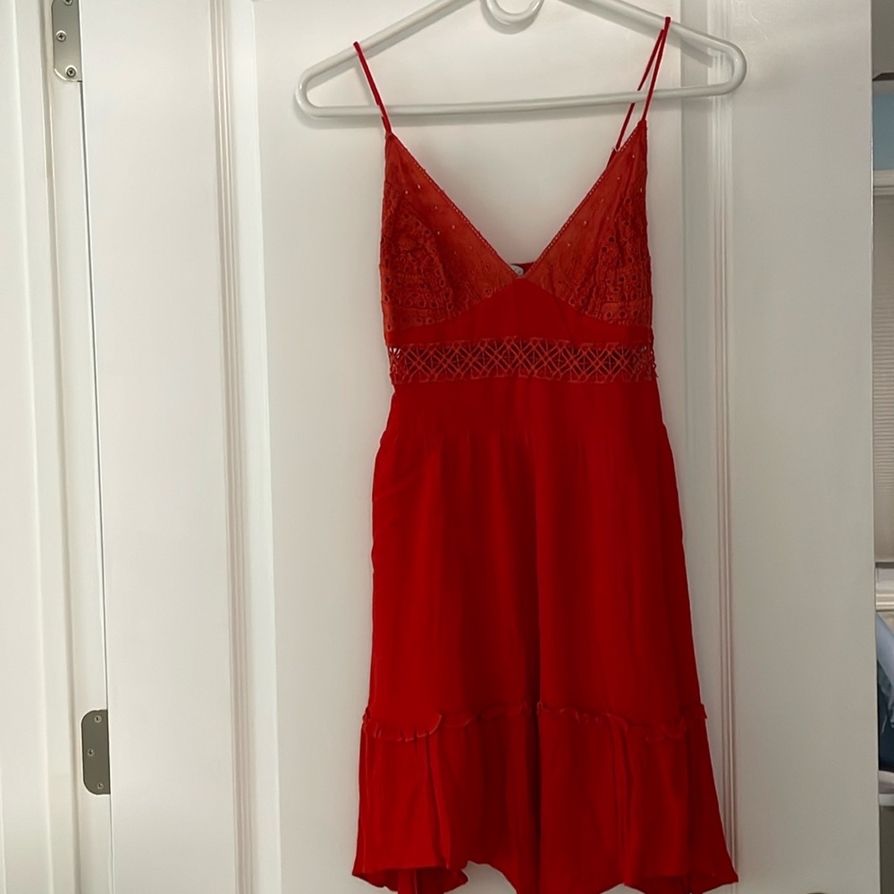 Juniper blu red dress. Size small